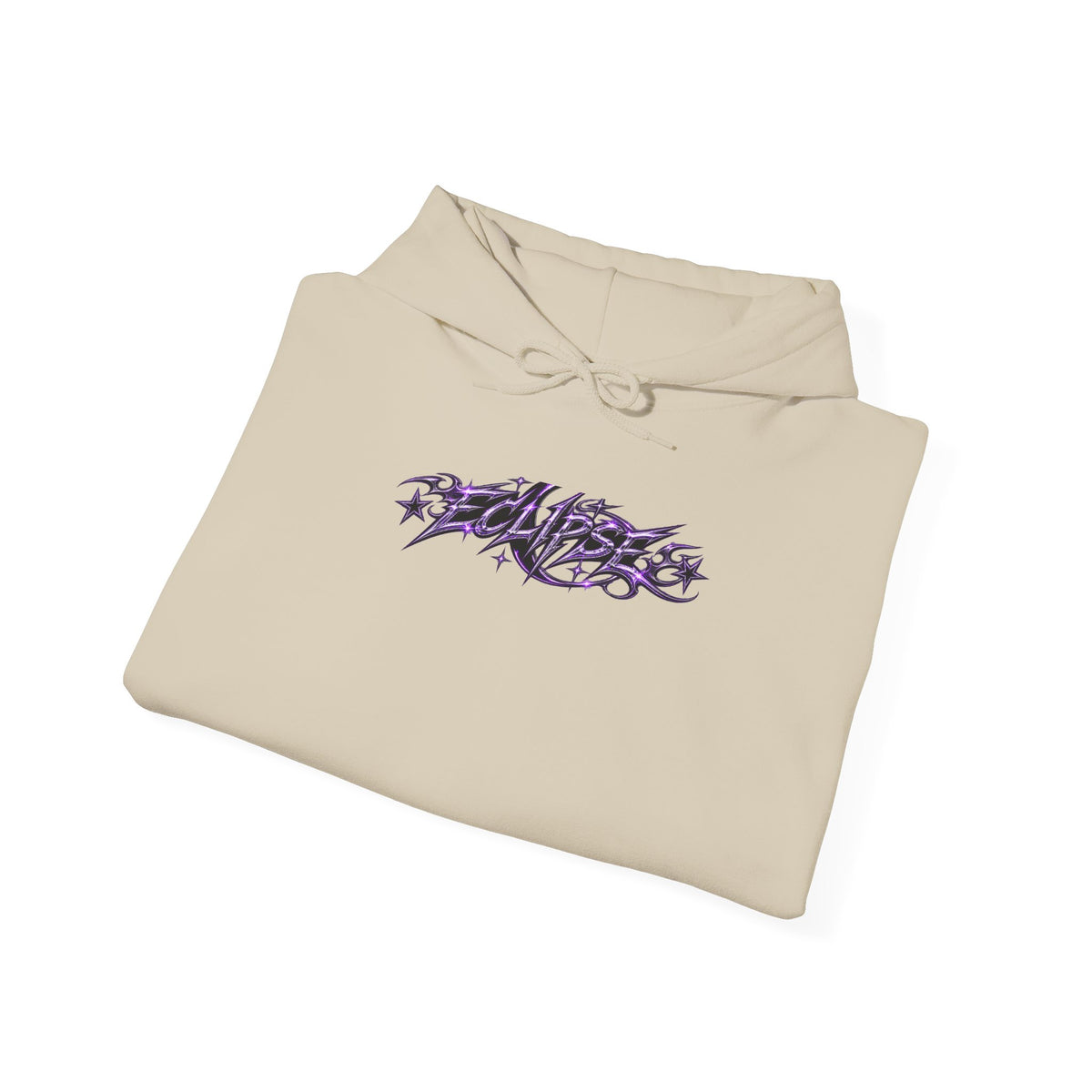 Hoodie — Purple Graffiti Script Streetwear Pullover