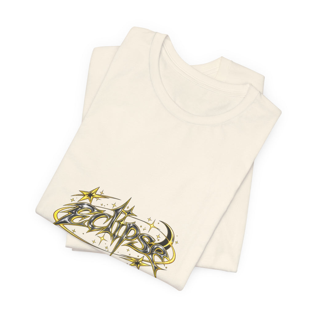 Eclipse Metal Logo Tee — Graphic Short Sleeve T‑Shirt