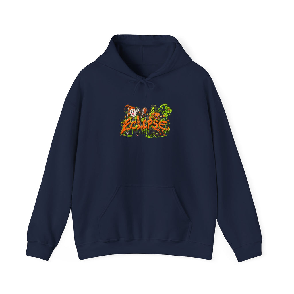 Eclipse Jungle Hoodie - Retro Tropical Animal Illustration Sweatshirt