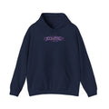 Hoodie — Purple Graffiti Script Streetwear Pullover