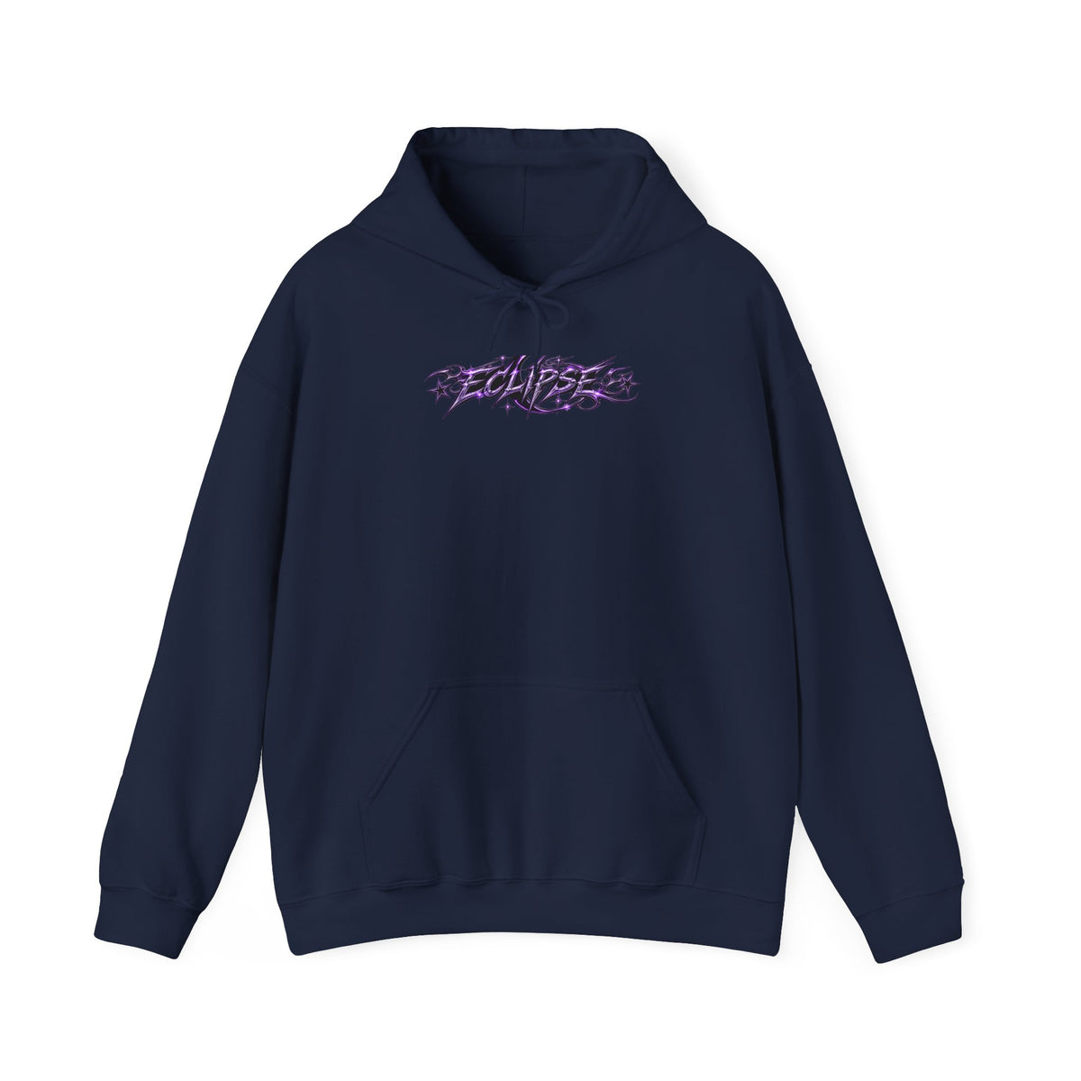Hoodie — Purple Graffiti Script Streetwear Pullover