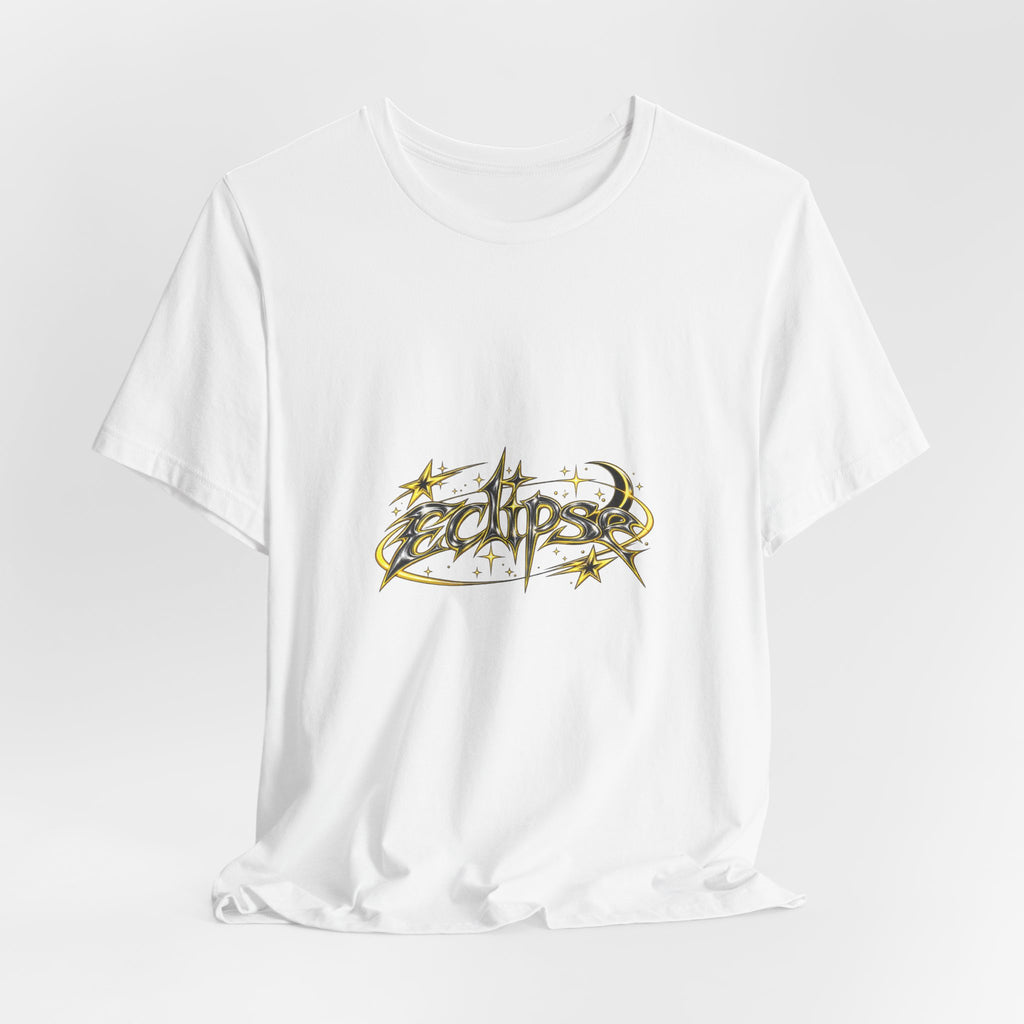 Eclipse Metal Logo Tee — Graphic Short Sleeve T‑Shirt