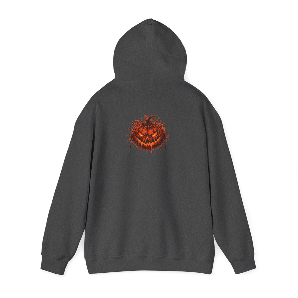 Halloween Pumpkin Horror Hoodie — "Eclipse" Graphic Hooded Sweatshirt