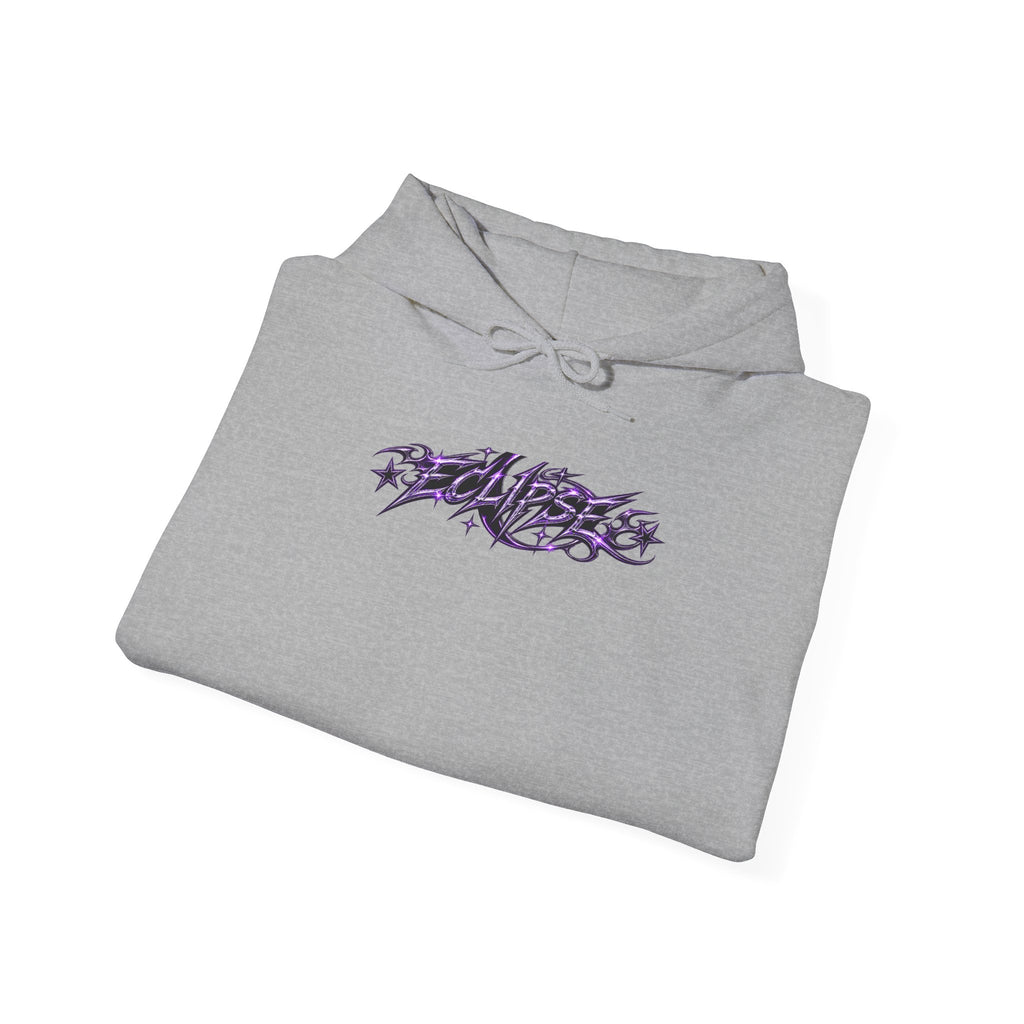 Hoodie — Purple Graffiti Script Streetwear Pullover