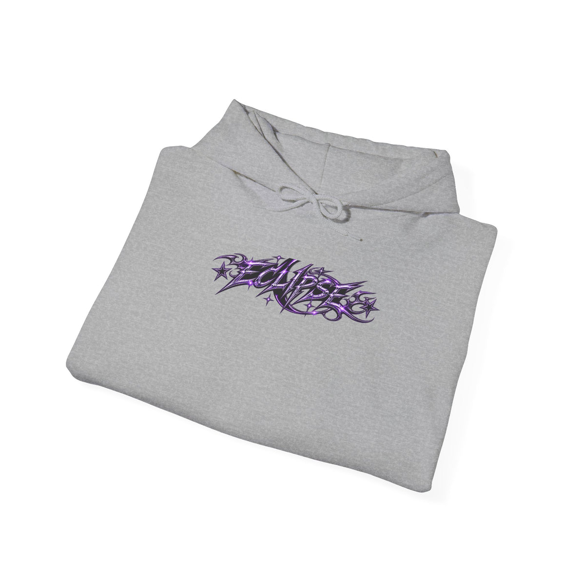 Hoodie — Purple Graffiti Script Streetwear Pullover