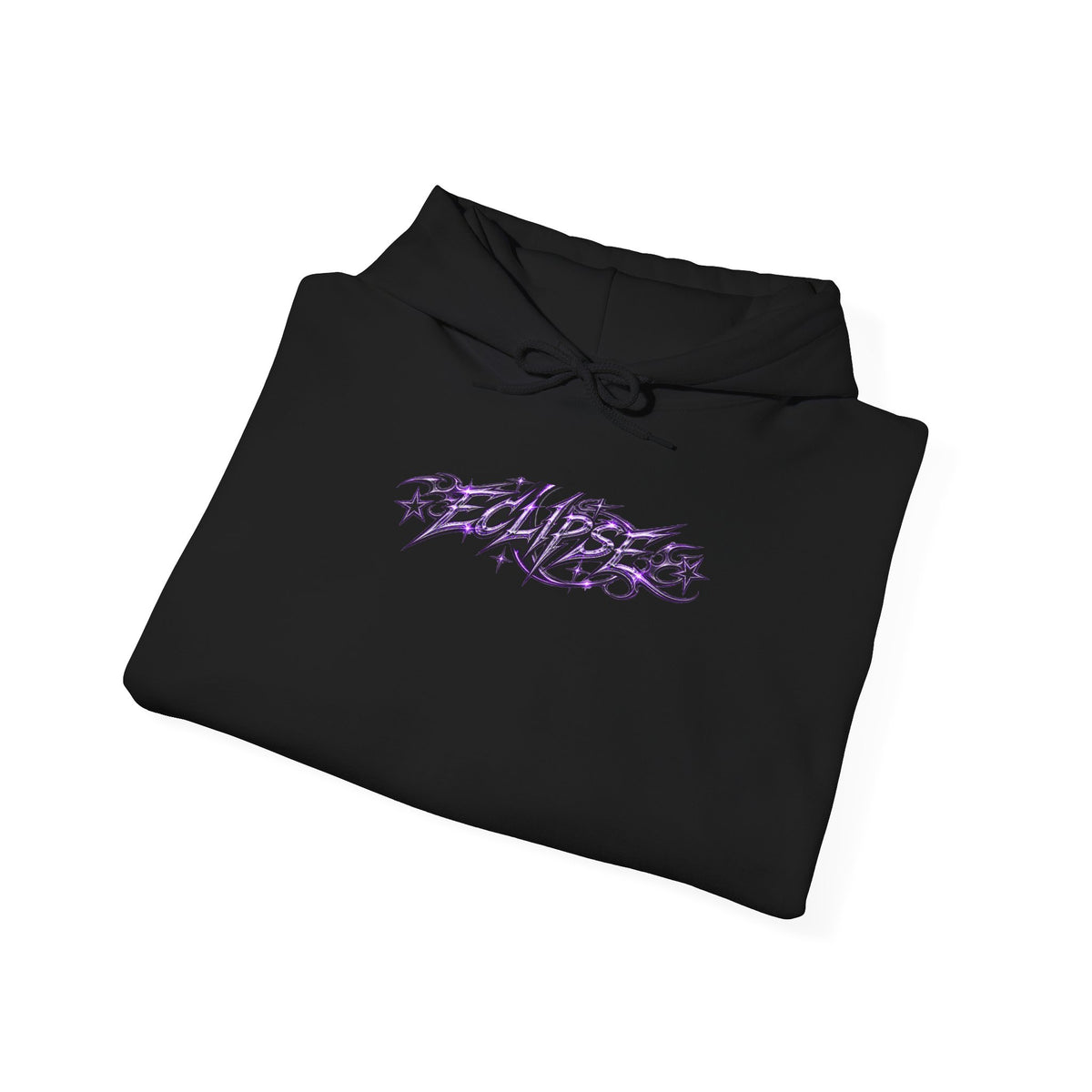 Hoodie — Purple Graffiti Script Streetwear Pullover