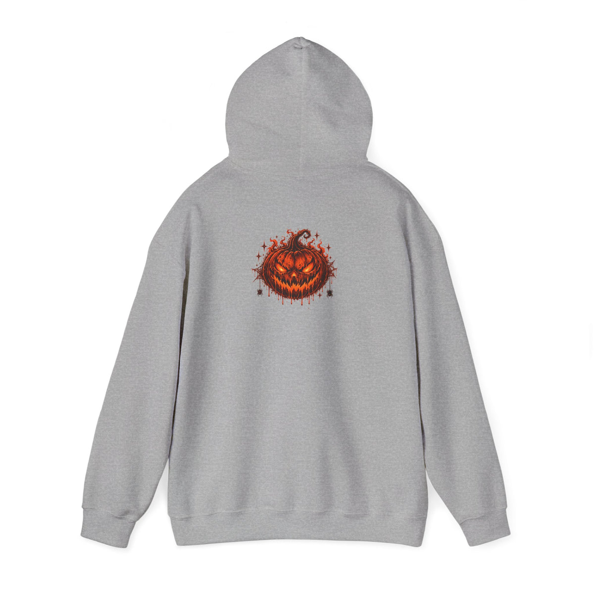 Halloween Pumpkin Horror Hoodie — "Eclipse" Graphic Hooded Sweatshirt