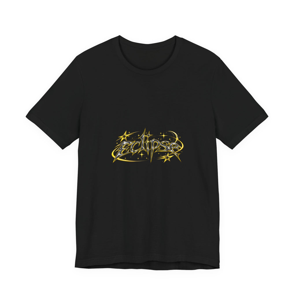 Eclipse Metal Logo Tee — Graphic Short Sleeve T‑Shirt
