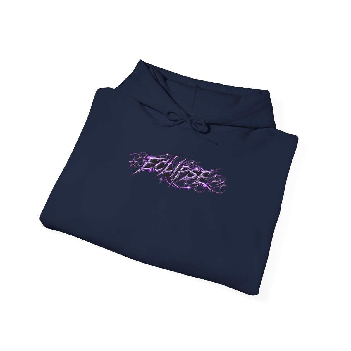 Hoodie — Purple Graffiti Script Streetwear Pullover