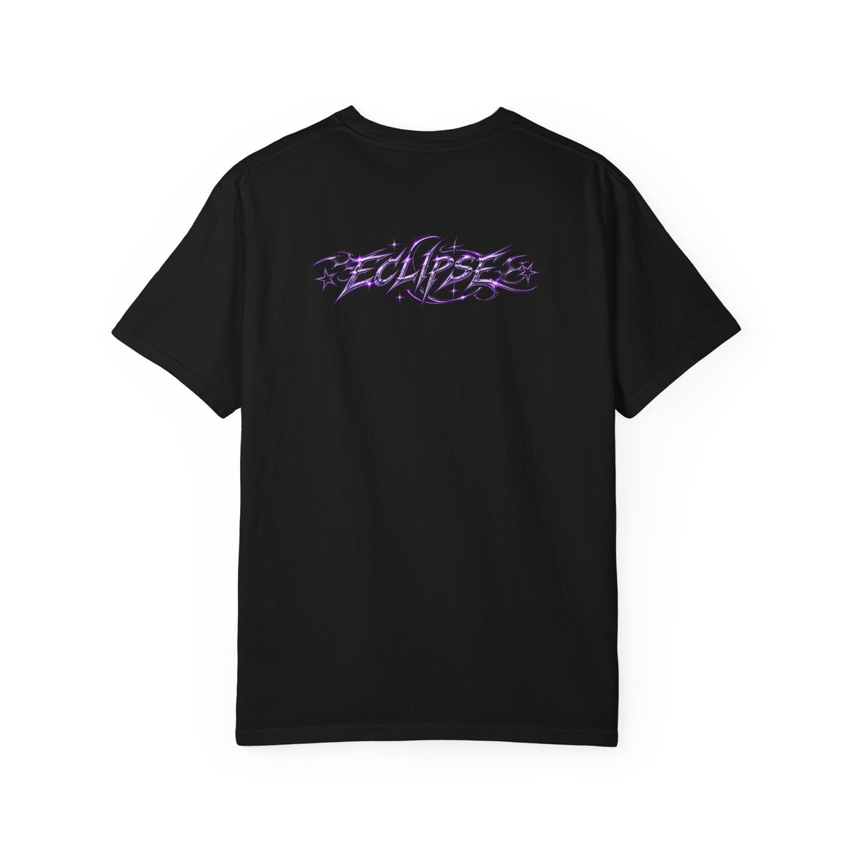 Graffiti Star Script T-Shirt — Purple Tribal Streetwear Tee