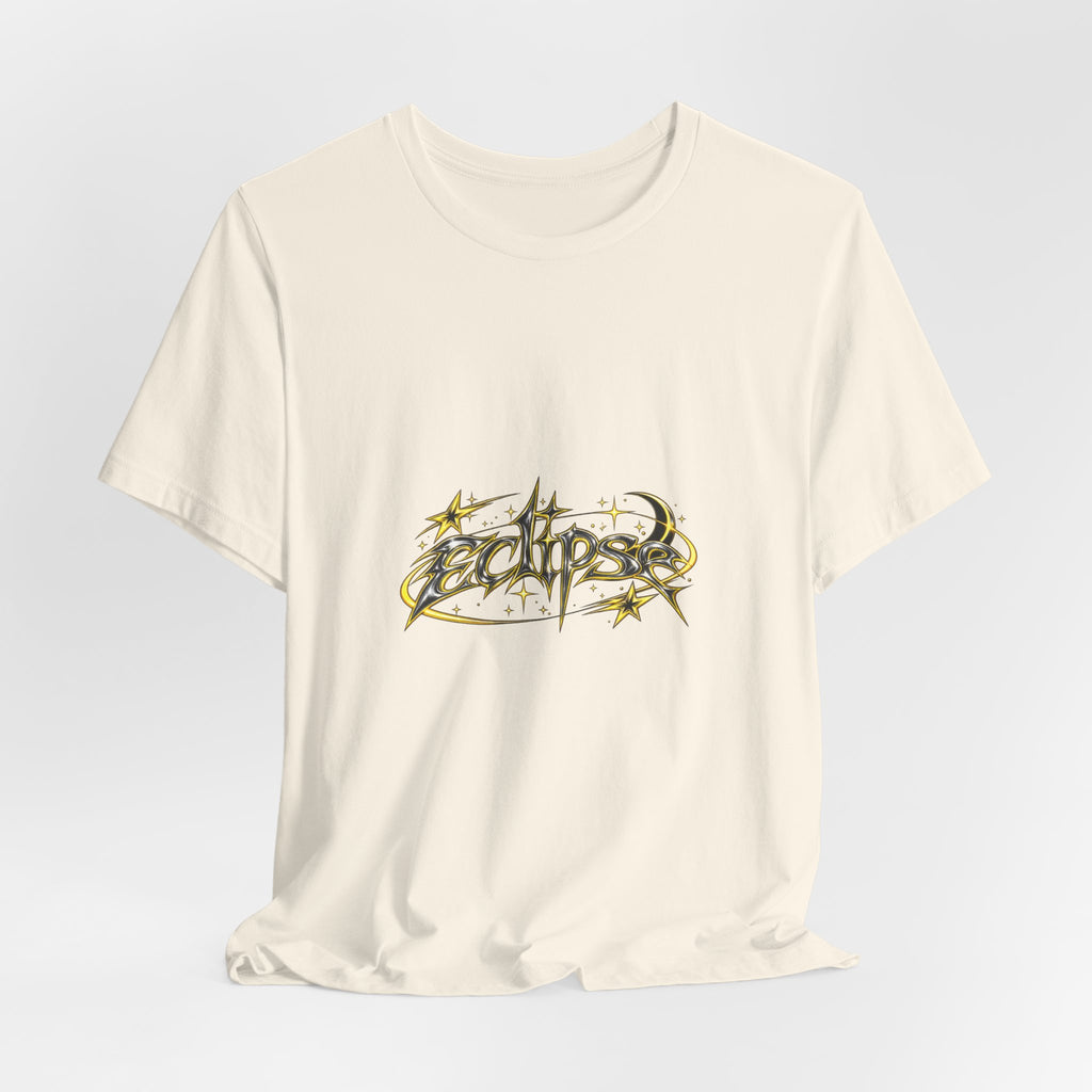 Eclipse Metal Logo Tee — Graphic Short Sleeve T‑Shirt