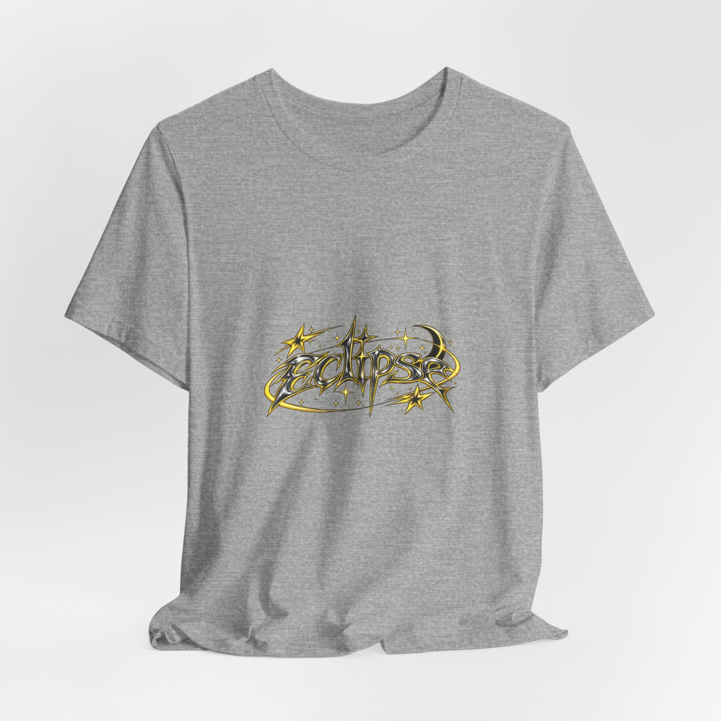 Eclipse Metal Logo Tee — Graphic Short Sleeve T‑Shirt