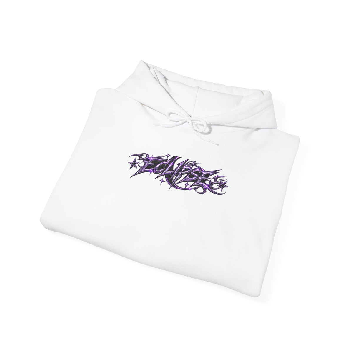 Hoodie — Purple Graffiti Script Streetwear Pullover