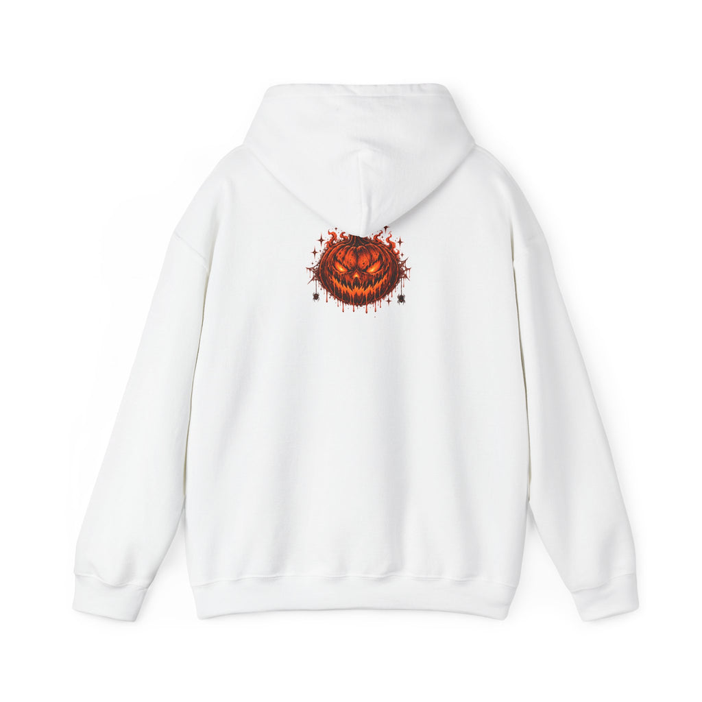 Halloween Pumpkin Horror Hoodie — "Eclipse" Graphic Hooded Sweatshirt