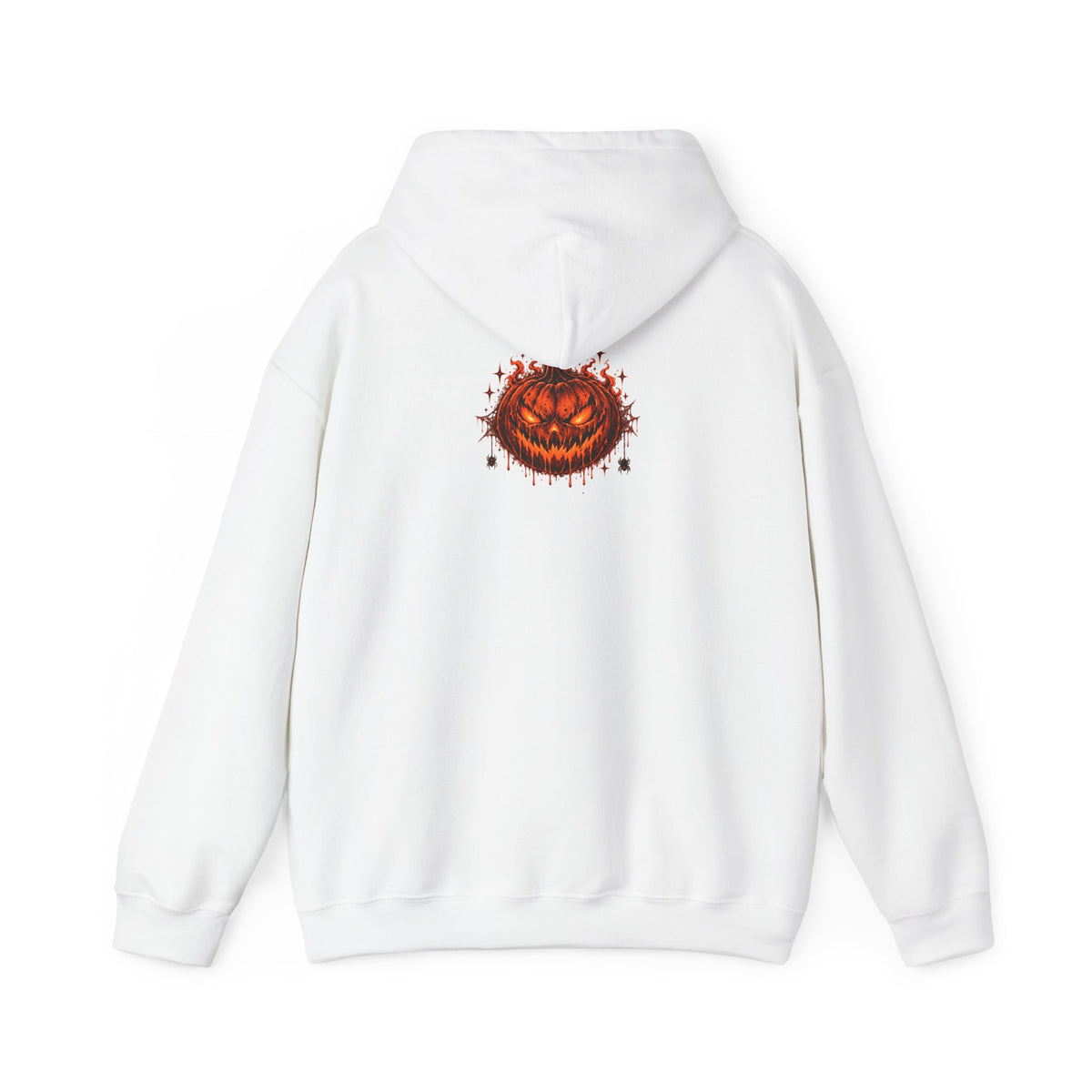 Halloween Pumpkin Horror Hoodie — "Eclipse" Graphic Hooded Sweatshirt