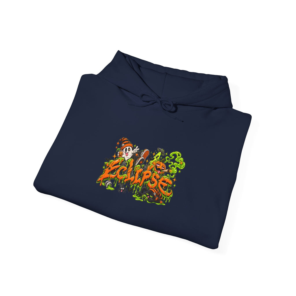 Eclipse Jungle Hoodie - Retro Tropical Animal Illustration Sweatshirt